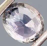 Opulent 1.31ct untreated silver Sapphire