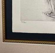 Extremely Collectible and Rare Degas Lithograph from Danse Dessin Suite Circa 1936