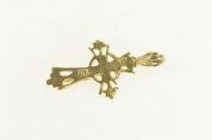 10K Yellow Gold Crucifix Cross Christian Faith Jesus Charm/Pendant