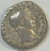 Very Scarce Emperor Trajan Roman Silver Denarius, 98-117 AD. Nice
