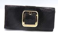 Michael Kors Gold and Black Clutch