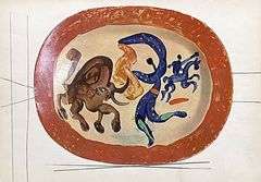 Very Rare Picasso Offset Lithograph in Gloss Coated from 1948