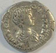 Real nice Roman Silver Denarius of Emperor Geta, 209-212 AD