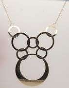 Elegant Yellow Gold Circle Necklace