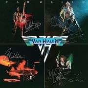 Van Halen Self-Titled Facsimile Signed Album LP