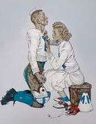 Extremely Rare and Collectable Hand Signed Norman Rockwell