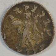 Nice Baktrian Silver Drachm of Menander, 160-145 BC