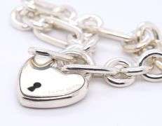 Tiffany & Co Heart Lock Bracelet in Sterling Silver