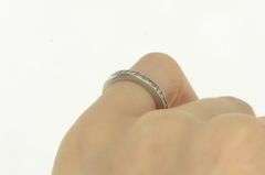 Platinum 0.75 Ctw Diamond Eternity Wedding Band Ring