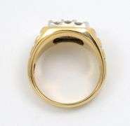 Flashy Man's 1 Ct. Diamond Cluster Ring