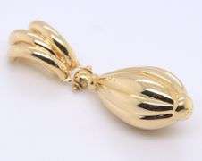 Charming 18kt Retro Art Deco Drop Dangle Pendant