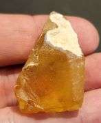 Raw 62.55ct Mexican Fire Opal with matrix!