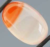 Gorgeous 34.81ct untreated bi-color Agate