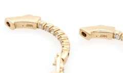 New 0.68ctw Round Diamond Inside Out Hoop Earrings in 14K