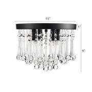 Chic 4-Light Droplet Chandelier: