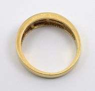 Sparkling 3 Row Diamond Band