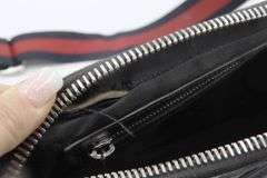 Preowned Gucci GG Black Belt Bag