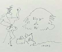 Collectible Vintage Lithograph on Paper by Pablo Picasso Circa 1965