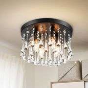 Chic 4-Light Droplet Chandelier: