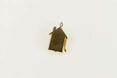 14K Yellow Gold Marry Couple Shadow Box Home Sweet Home Charm/Pendant