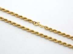 Popular 14k YG Rope Necklace