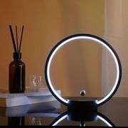 Stylish Circle Table Lamp Touch-Dimmable Elegance