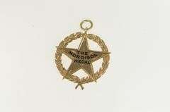 10K Yellow Gold 1903 Morrison Medal Engraved Medallion Charm/Pendant