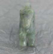 Cute! 172.23ct Jade horse carving