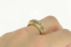 14K Yellow Gold 0.53 Ctw Men's Diamond Vintage Wedding Band Ring