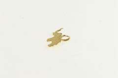 14K Yellow Gold Elephant Animal Memory Strength Symbol Pendant