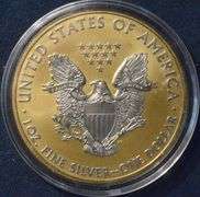 2008 Gold And Platinum Enhanced  Silver Eagle