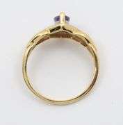 Tastegul 14k YG Marquise Amethyst Ring