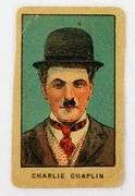 Scarce 1920's Charlie Chaplin Comic Strip Card