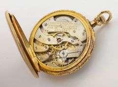 Superb 1908 Longines Women's 14K YG Pocket Watch