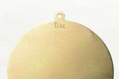 14K Yellow Gold Jewish Star of David Hebrew Diamond Charm/Pendant