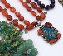 Group Lot of Multi Gemstone Beads Strands