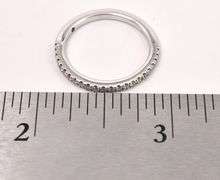 Splendid 14K White Gold Diamond Band Ring