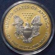 2012 Gold And Platinum Enhanced  Silver Eagle