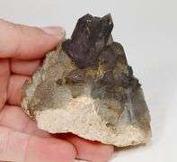 Large 615ct natural Amethyst in matrix