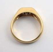 Attractive 14K Man's Diamond Ring