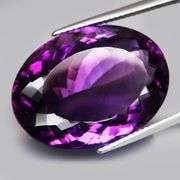 Magnificent 29.45ct VS clarity deep violet Amethyst