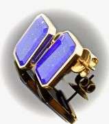 Vibrant 18K Lapis Earrings