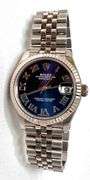 ROLEX SS DATEJUST BLUE ROMAN NUMERAL