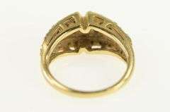 14K Yellow Gold Vintage Sapphire Diamond Statement Child's Ring