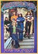 Grateful Dead Autographed Facsimile Signed Poster 24x36