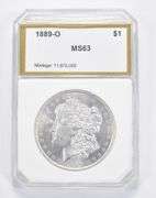 MS63 1889-O Morgan Silver Dollar - Graded PCI