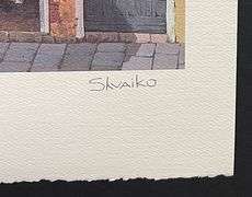 Collectible Victor Shvaiko Hand Signed Lithograph