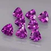 Glittering 5.62ct 6x6mm real Bolivian Amethyst set