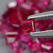 Superb 3.14ct 35 piece princess cut Ruby set