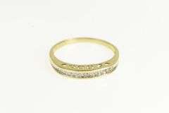 10K Yellow Gold 0.33 Ctw Love You 2000 Diamond Wedding Band Ring